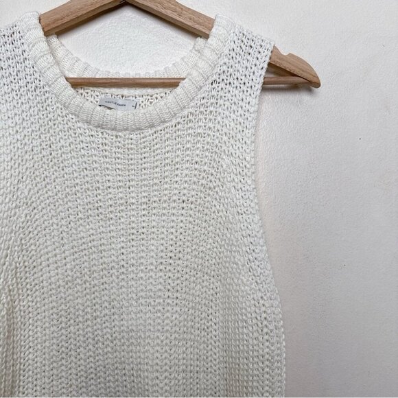 Gentle Fawn Womens Small Knitted Crew Neck Sleeveless Tunic Sweater - Picture 6 of 12